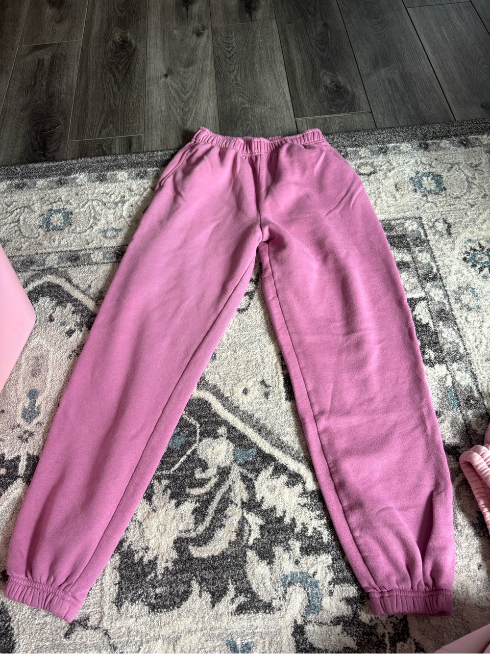 No Boundaries Pink Fleece Jogger Pants